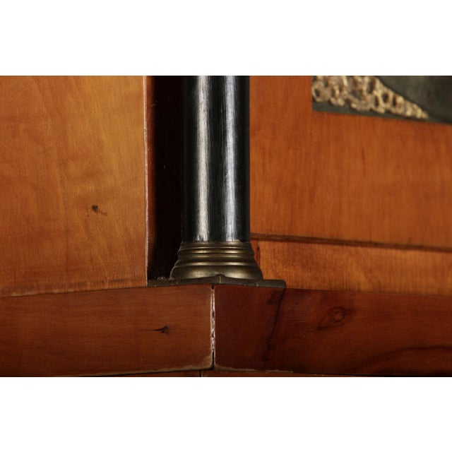 Antique Grandfather Clock in Cherry, Early 19th Century For Sale - Image 17 of 18