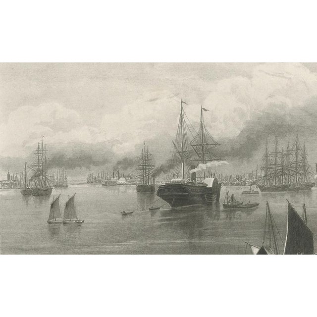 New Orleans Harbor, 1850, Paper For Sale - Image 5 of 9