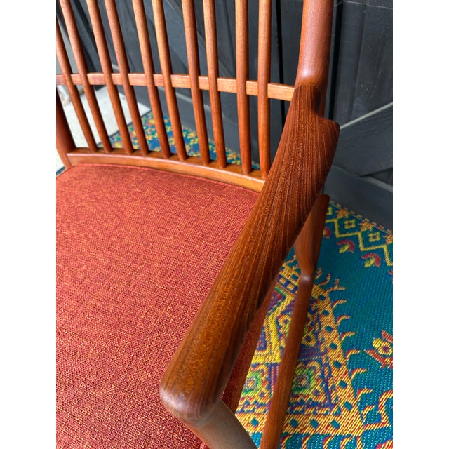 1960s 1960s Attributed to Hans Wegner Teak Rocking Chair… Completely Refurbished! For Sale - Image 5 of 9