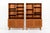 This lovely matching pair of Swedish mid-century modern bookcase cabinets was produced during the 1960s. Well-crafted in...