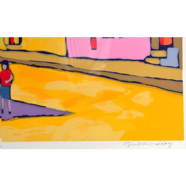 Contemporary Calle De La Ermita, Valencia Spain, Limited Edition Screen Print by Guido Lopez For Sale - Image 3 of 4