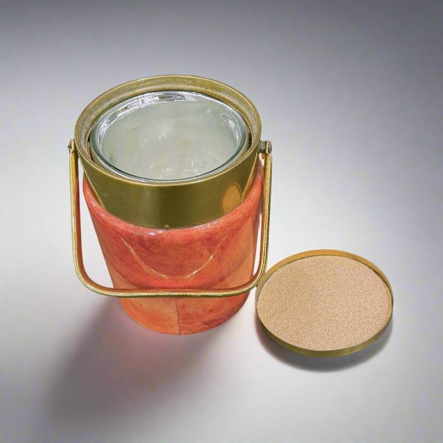 Aldo Tura 1960s Modernist Ice Bucket by Aldo Tura For Sale - Image 4 of 7
