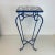 Vintage Home is pleased to offer this 1980s tile mosaic top outdoor garden plant stand in shades of blue. We’ve given it a...