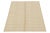 2010s Rug & Kilim’s Contemporary Kilim in Beige and Cream White Textural Stripes For Sale - Image 5 of 7