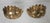 Italian Gilt Metal Lotus Flower Wall Sconces, 1980s For Sale - Image 11 of 13