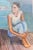 1980s Monumental Persian Contemporary Painting by Artist Milano Khzanjian For Sale - Image 4 of 7