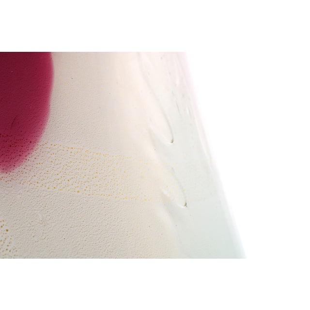 Muranese Glass Vase with Leaves, 1960s For Sale - Image 9 of 13