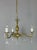 French Chandelier & Matching Wall Sconces, 1950s, Set of 3 For Sale - Image 3 of 14