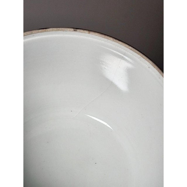 Antique Qing Dynasty Chinese Famille Rose Porcelain Ware with Stand, 1850 For Sale - Image 18 of 18
