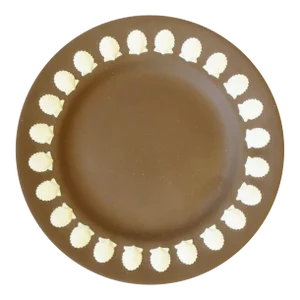 English Wedgwood Matte Jasperware Scallop Seashell Dish or Plate
