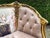 1970s French Louis XVI Tan Velvet Gilt Beech Settee For Sale - Image 9 of 17