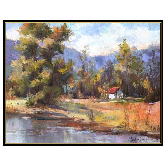 Message us to inquire about custom framing options! (Included for free with every purchase) The artwork here, "Autumn on...