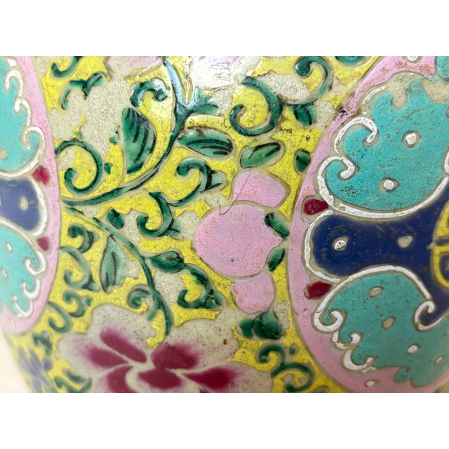 Yellow Late 19th Century Imperial Yellow Jar For Sale - Image 8 of 9