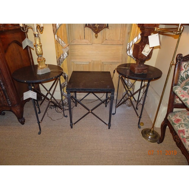 Contemporary Marble Side Table For Sale - Image 12 of 13