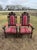 Large Pair of French Renaissance Armchairs from France made of solid walnut, the wood has been finished with a lustrous...
