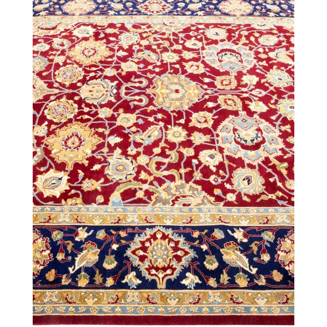 Solo Rugs Mogul, One-of-a-Kind Hand-Knotted Area Rug - Red, 6' 1" x 9' 0" For Sale - Image 4 of 8
