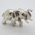 Vintage Italian Handmade Silver Elephant Figurine, 1980s For Sale - Image 4 of 12