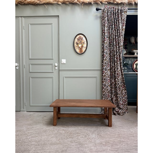 Small Farmhouse Coffee Table, 1970s For Sale - Image 3 of 8