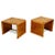 1970's Mid-Century Modern Burl-Wood Waterfall End Tables - A Pair For Sale - Image 13 of 13