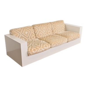 Milo Baughman for Thayer Coggin Mid-Century Modern Tuxedo Sofa, Circa 1970s