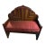 Charming Vintage Art Deco Sunburst Bench For Sale