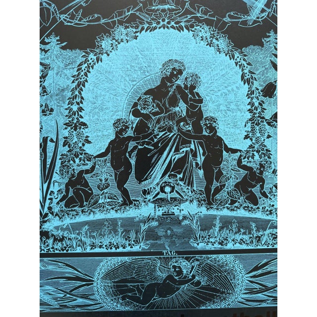 Black Philipp Otto Runge and His Time, Times of Day: Day Poster by Almir Mavignier, Germany, 1977 For Sale - Image 8 of 12