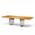 Mid-Century Modern Roger Sprunger for Dunbar Mid Century Burlwood and Chrome Expanding Dining Table With 2 Leaves For Sale - Image 3 of 13