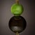 Venetian Blown Glass Lamps, Green, Murano Italy - a Pair For Sale In Austin - Image 6 of 9