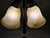 Early 20th Century Early 20th Century Uranium Jadeite Table Lamp Alabaster Shades For Sale - Image 5 of 18