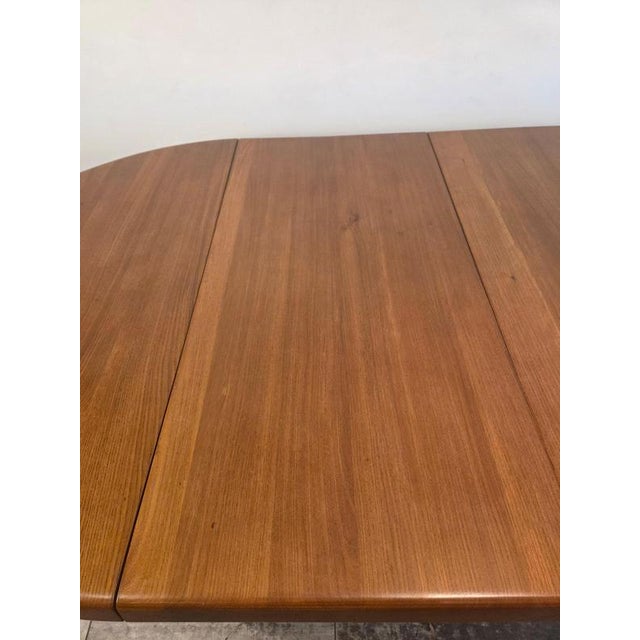 Brown Vintage T40 Elm Dining Table by Pierre Chapo, France, 1970s For Sale - Image 8 of 16