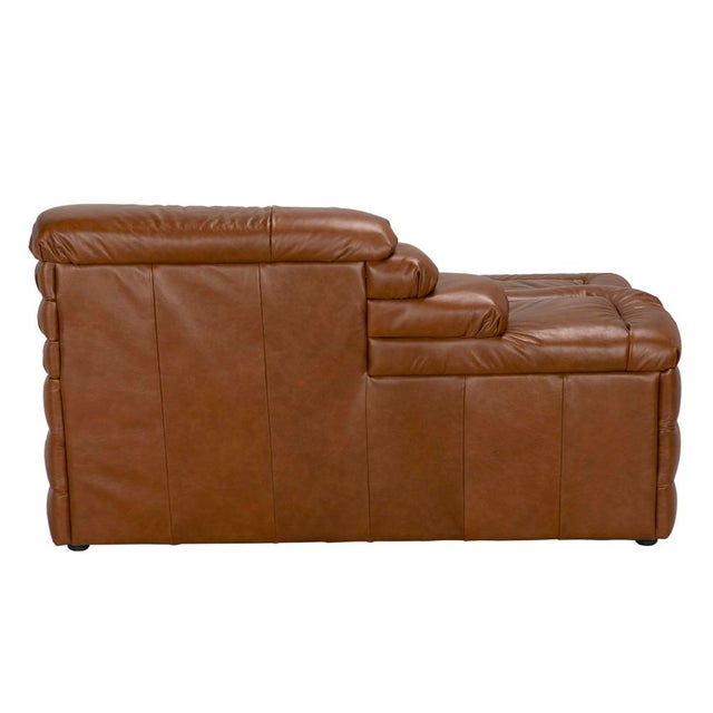 Noir NOIR Bandera Modular Sofa, Cl, Roche Tan Leather For Sale - Image 4 of 4