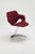 Sculptural Scimitar Dining Table and Chairs in Burgundy Bouclé by Boris Tabacoff for Mobilier Modulaire Moderne, 1970s, Set of 6 For Sale - Image 9 of 18