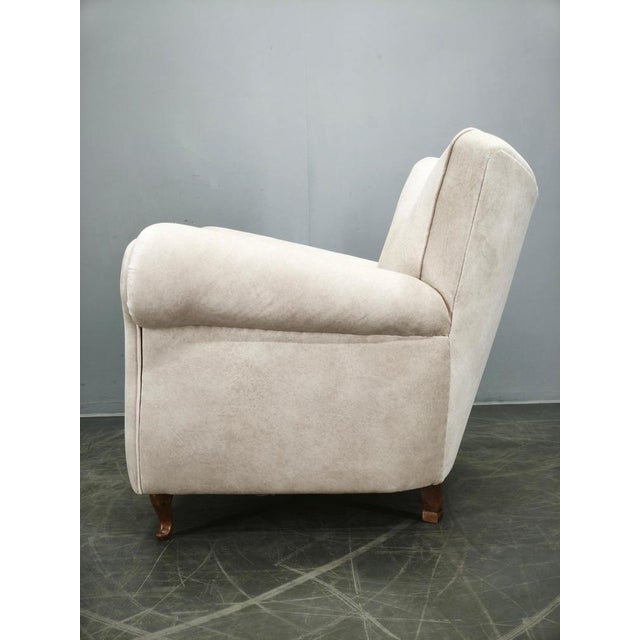Italian Beech Lounge Chair, 1950s For Sale - Image 11 of 16