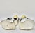 White Staffordshire Flower Basket Spaniel Dogs, Pair, Black and White England 19th Century For Sale - Image 8 of 17