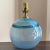 Glass Late-20th Century Richard Harkness Blown Glass Orb Table Lamp For Sale - Image 7 of 16