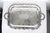 Metal Extra Large Butler’s Tray Silver Plated Rectangular Platter Vintage Plate Ornate Handles Embossed Serving For Sale - Image 7 of 10
