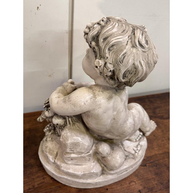 Lebrun, Putti in Glazed Terracotta, 1800s, Ceramic For Sale - Image 6 of 10
