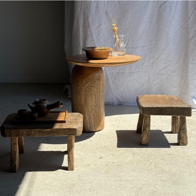 Small Stool in Teak For Sale - Image 4 of 18