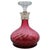 Silver Collared Hand Blown Cranberry Crystal Decanter from Hardwicke Collection For Sale - Image 14 of 14