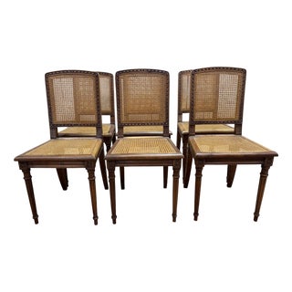 Louis XVI Style Chairs, Set of 6 For Sale