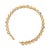 Haus of Brilliance Gold Vermeil 1/5 Cttw Diamond Bold Dome Bead Link Bracelet For Sale - Image 4 of 4