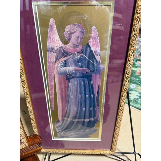1980s Celestial Meets the Sea Angel Prints - Set of 2 For Sale - Image 4 of 4