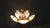 Metal Vintage Italian Glass and Brass Chandelier, 1970s For Sale - Image 7 of 17