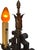 1920s Wrought Iron Spanish Revival Floor Lamp With Adjustable Height For Sale - Image 4 of 10