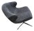 Ligne Rose Alster Alster Chair in Gray Suede For Sale