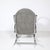Gray Mid-Century Tubular Chrome Rocking Chair With Holly Hunt Upholstery For Sale - Image 8 of 13