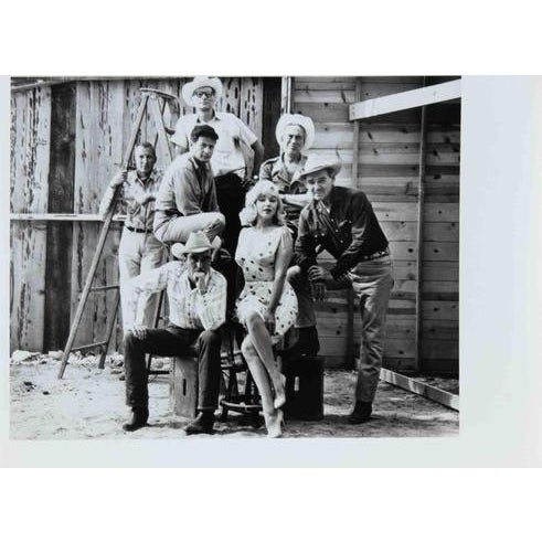 Elliott Erwitt, Cast Portrait from The Misfits, Nevada, 1970s, Silver Gelatin Print For Sale - Image 3 of 3