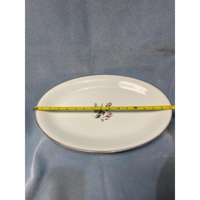 Ceramic 1950s Rossina by Noritake Large Oval Serving Platter For Sale - Image 7 of 9