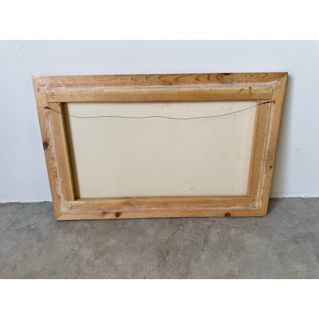 Vintage H.W.Hill Wildlife - Tiger on Tree Landscape Oil on Canvas Painting, Framed For Sale - Image 11 of 11