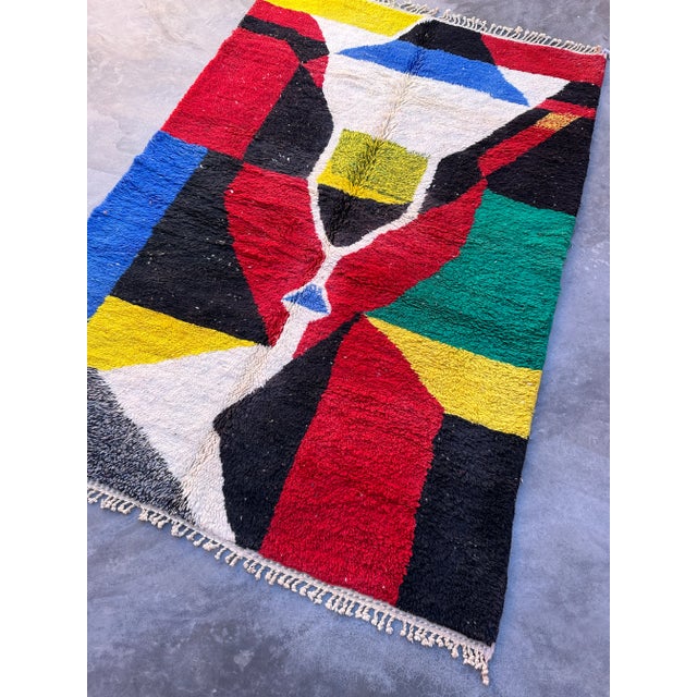 2020s Colorful Moroccan Contemporary Rug - 6'3" X 9'3" Ft For Sale - Image 5 of 10